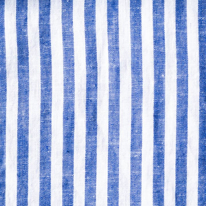 Stanford Stripe FROG Linen Shirt - Navy for wholesale by EIGHT X