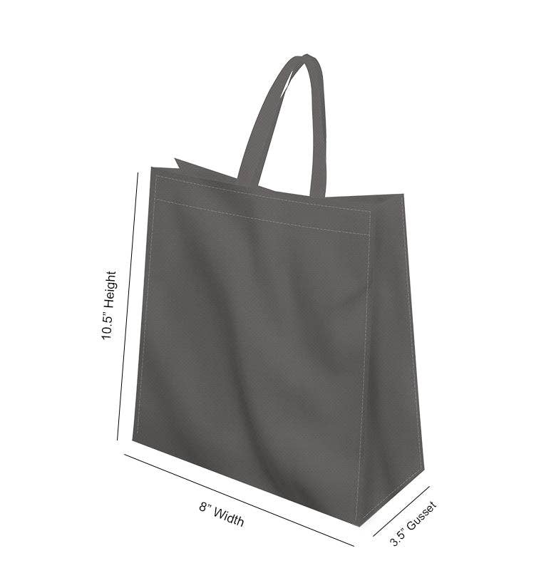 Non Woven Totes - Wholesale Tote Bag - Unisex - Reusable Heavy-Duty Non-Woven Tote Bag - 8x10.5x3.5 | Custom Printed Power Tote Bags15