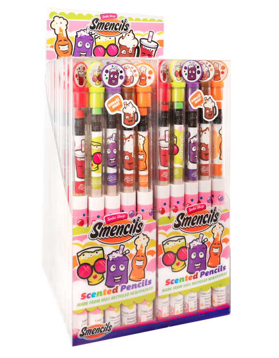 Scentco Tri-Color Smens - Scented Multi Color Pens, Medium Point, Grape,  Orange, Watermelon, Apple - 4 Count : : Office Products