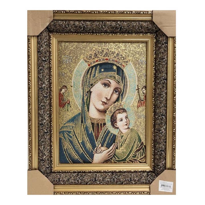 Tapisserie tissée dans un cadre : Perpetual Help, pour la vente par Tobin Tate