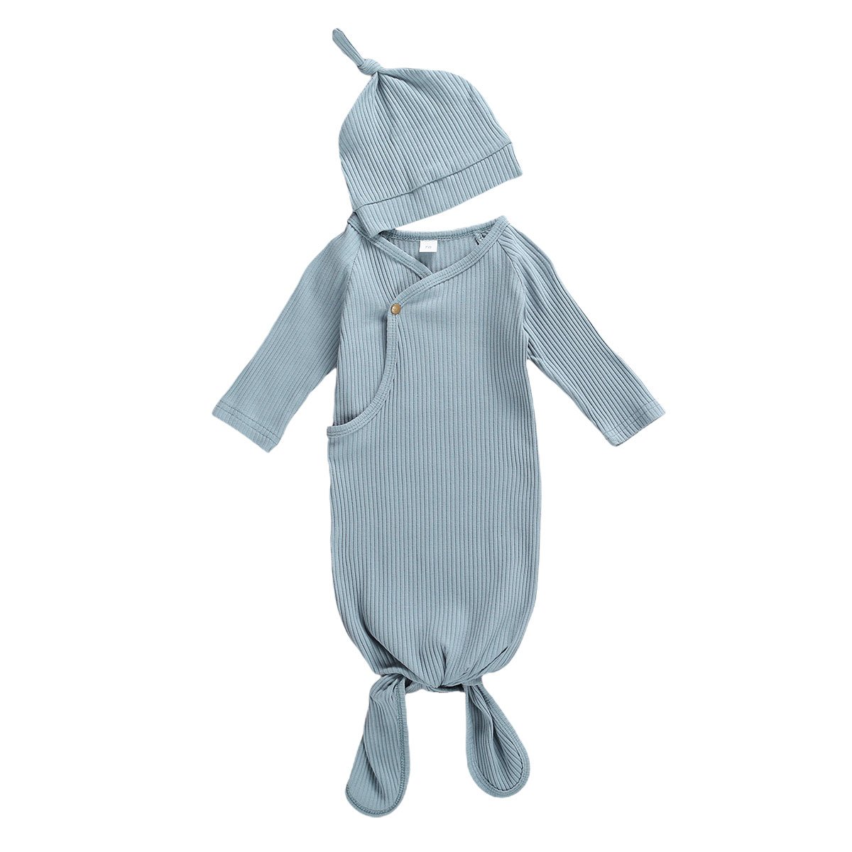 Annie & Charles - Wholesale Sleepsack - Baby - Annie & Charles® Newborn Baby Wrap Bodysuit Growing3