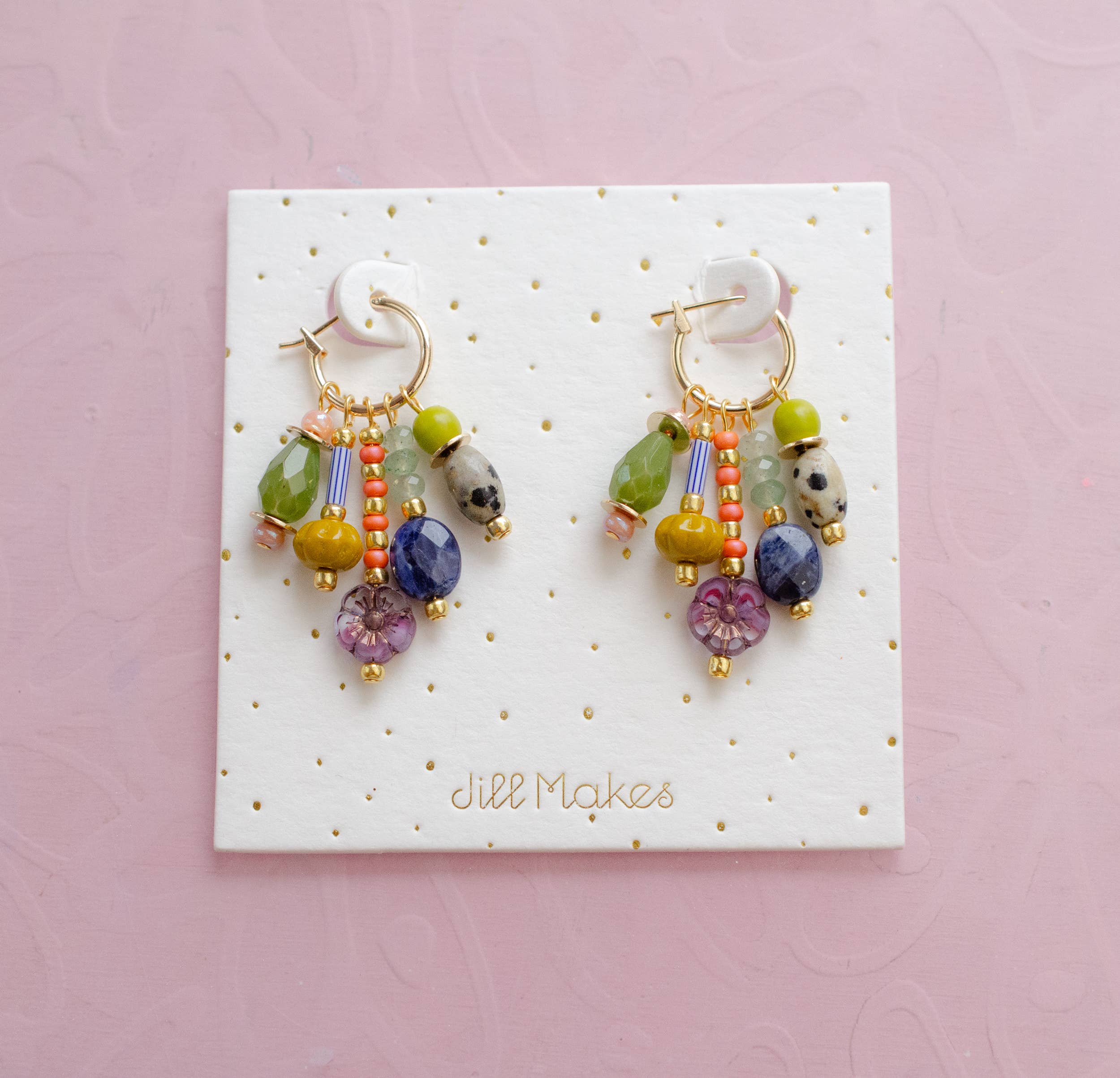 Jill Makes - Vente Boucles d'oreilles pendantes - Boucles d'Oreilles Pendantes Charm - Quinn5