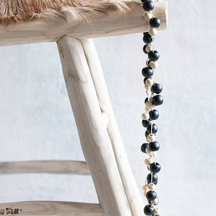 Bazar Bizar Living - Wholesale Beaded/Pearl Necklace - The Canggu Necklace - Natural Black