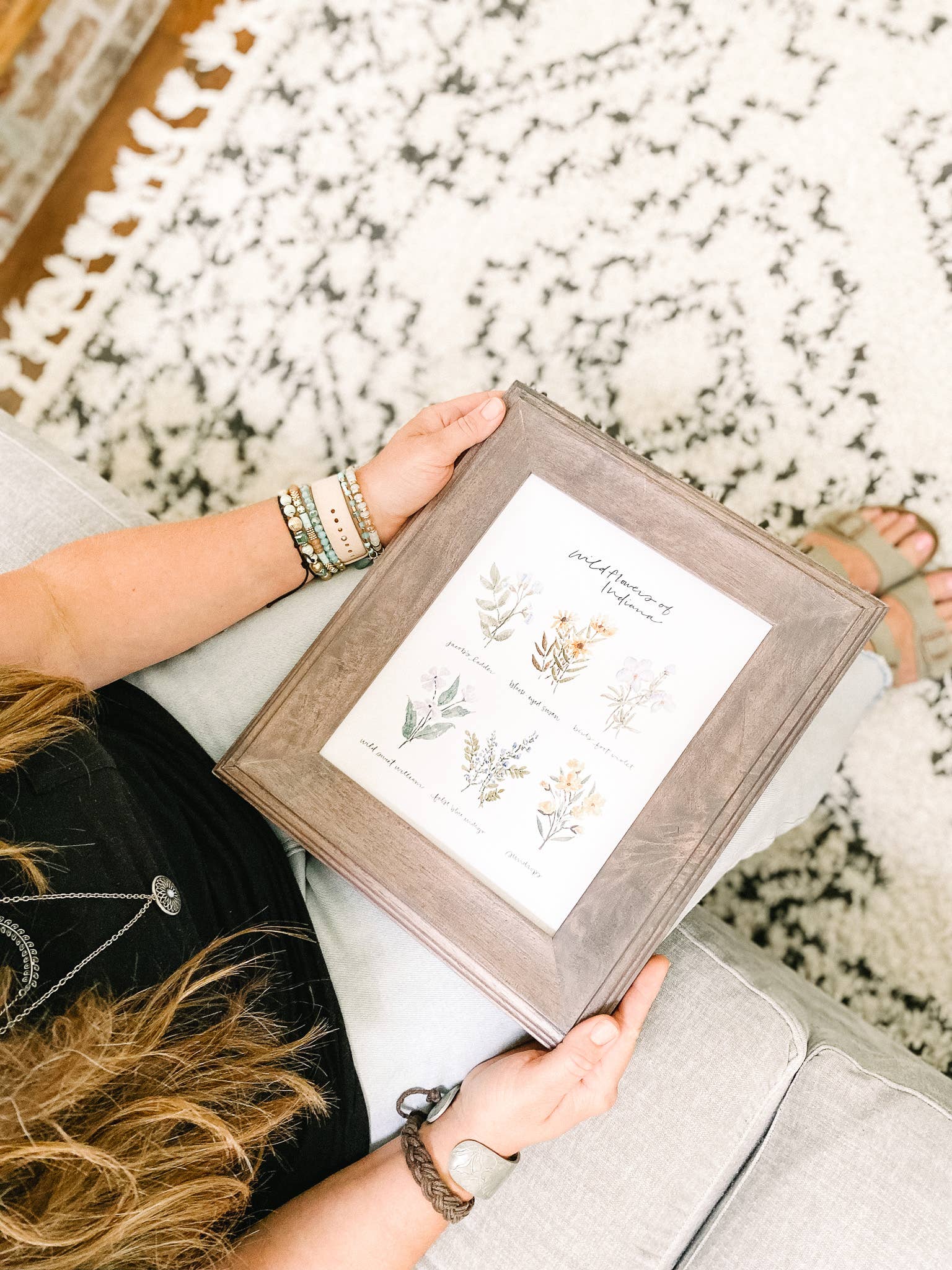 Art and Home co. - Wholesale Art Print - Indiana Wildflowers Watercolor Fine Art Print5