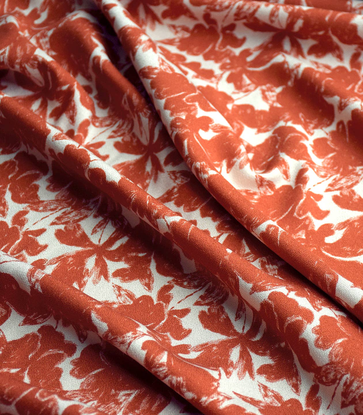 COUSETTE - Vendita all'ingrosso Tessuto - Crepe in viscosa - Sunset garden4