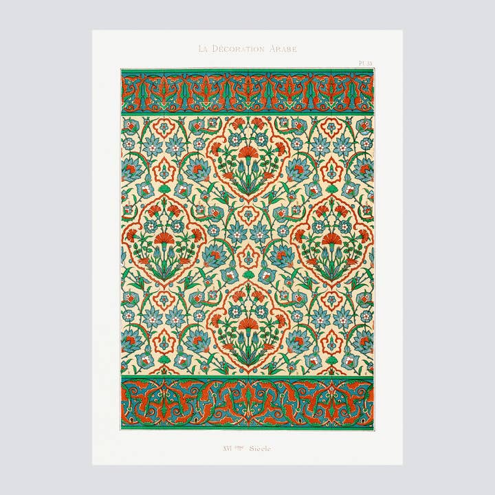 La Decoration Arabe No.33 (1885) Fine Art Print for wholesale by Milisima Studio