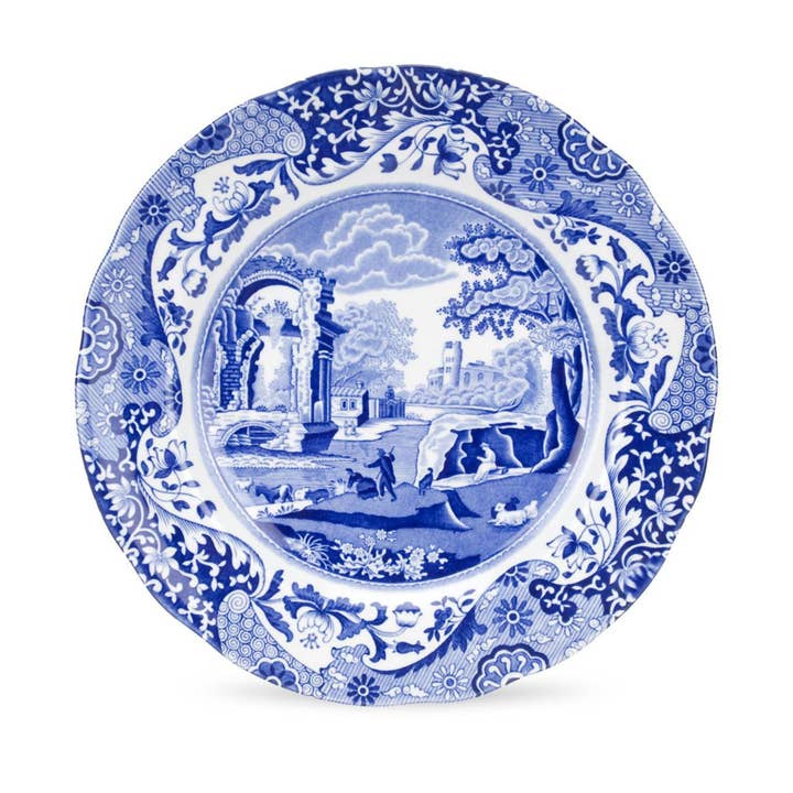 Spode Blue Italian Luncheon Plate for wholesale by Portmeirion, Spode, Pimpernel, Nacthmann, Wrendale Designs