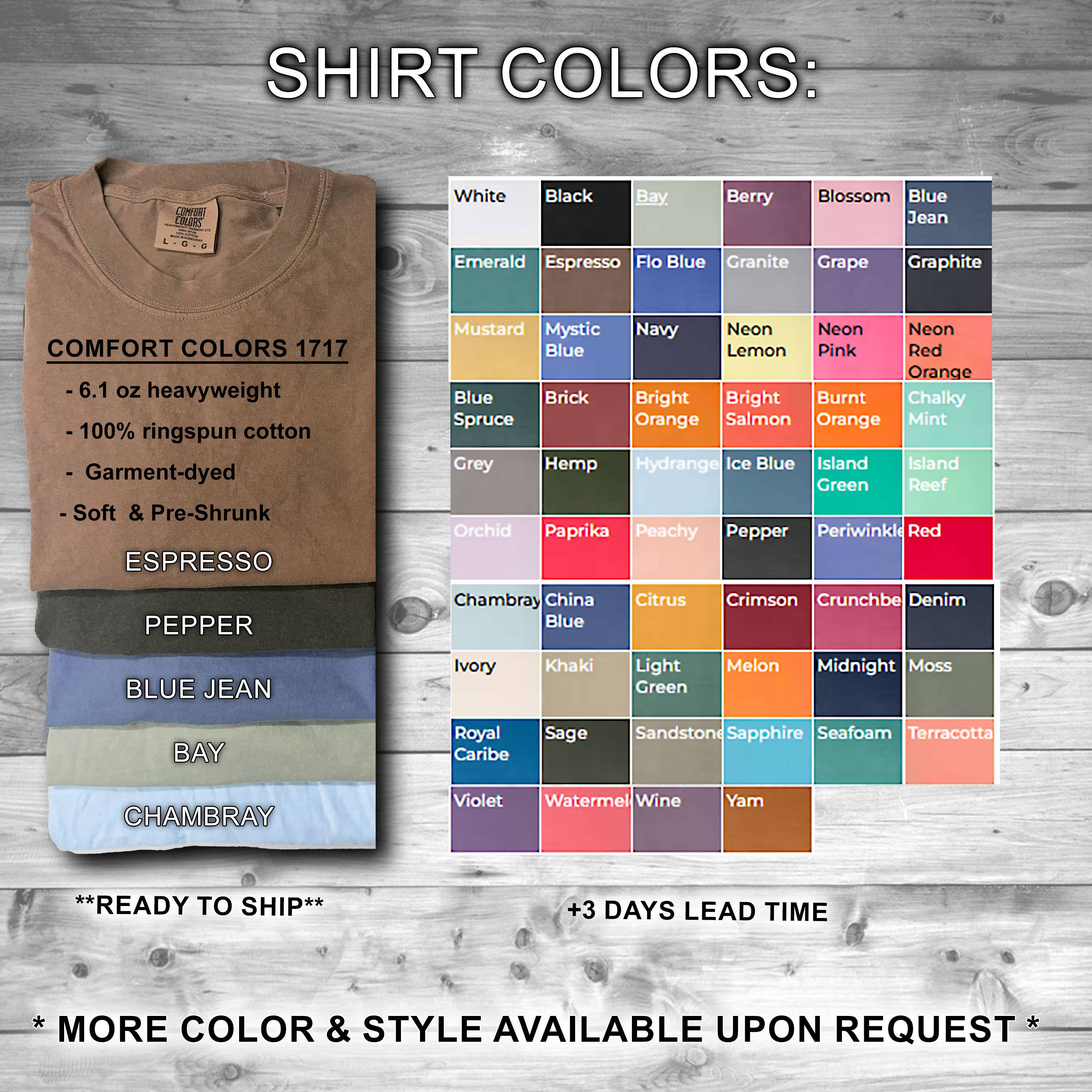 Black Sheep Lab - Vente T-shirt sérigraphié – unisexe - T-shirt Comfort Colors personnalisé Imprimez votre logo, graphiques, texte3