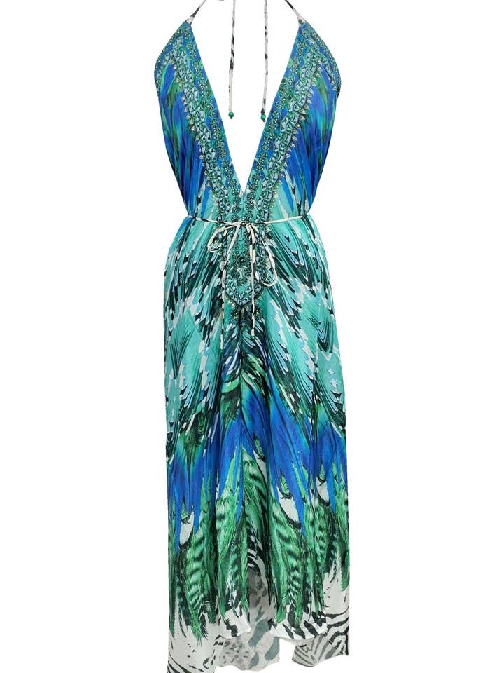 Robe longue multidirectionnelle pour la vente par Kyle x Shahida