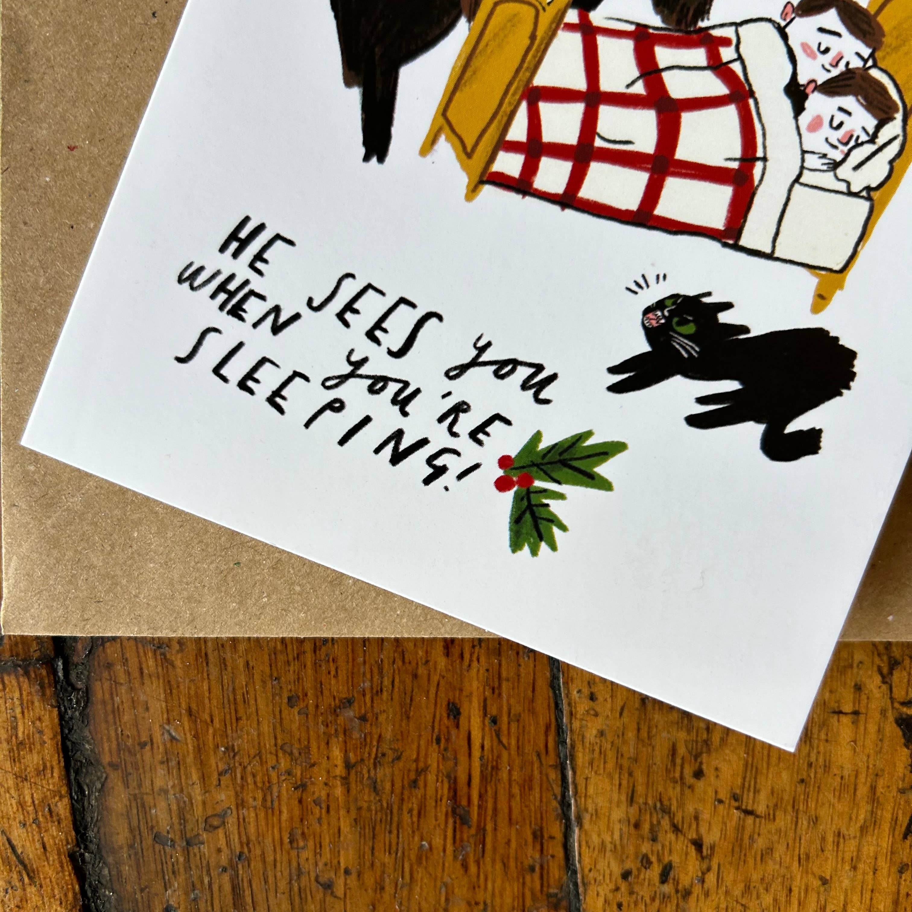 Dick Vincent Illustrations - Vendita all'ingrosso Biglietti di auguri di Natale - Biglietto natalizio Krampus 2