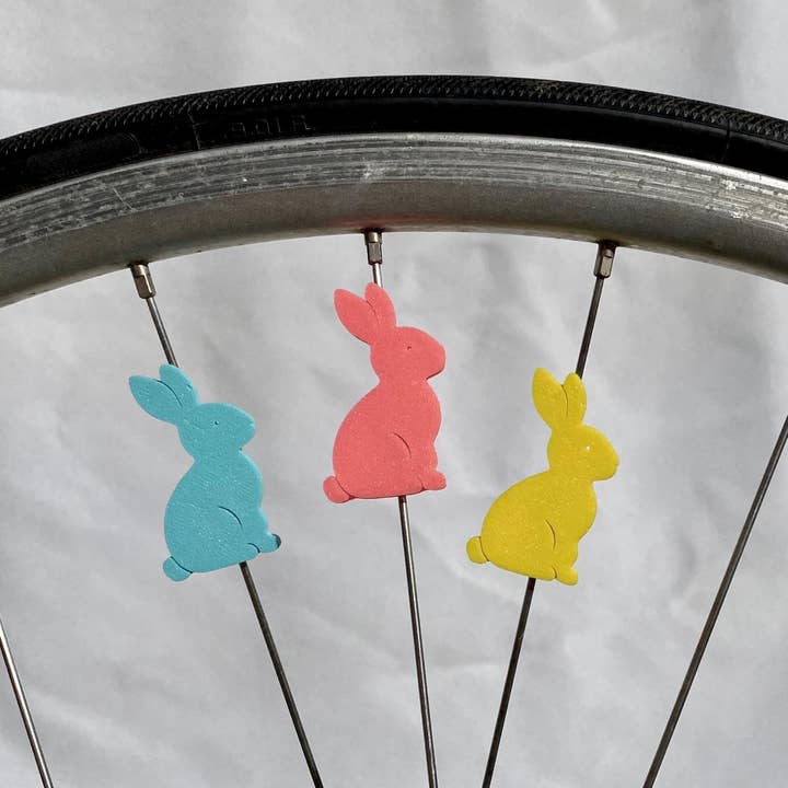 Bunny Bike Spoke Decorations - Rabbit Bicycle Easter Gift for wholesale by Bikemoji