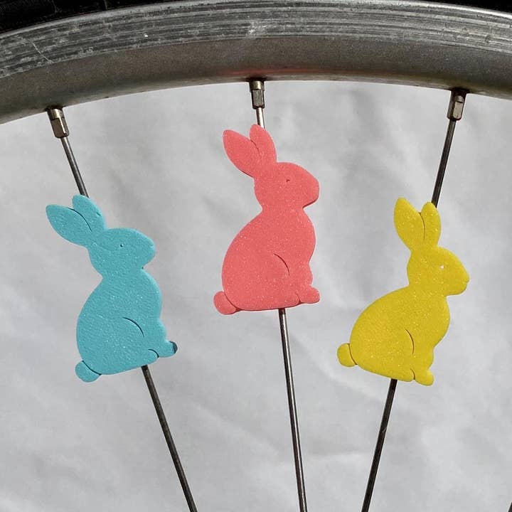 Décorations de Rayons de Vélo Lapin - Cadeau de Pâques pour Vélo Lapin pour la vente par Bikemoji
