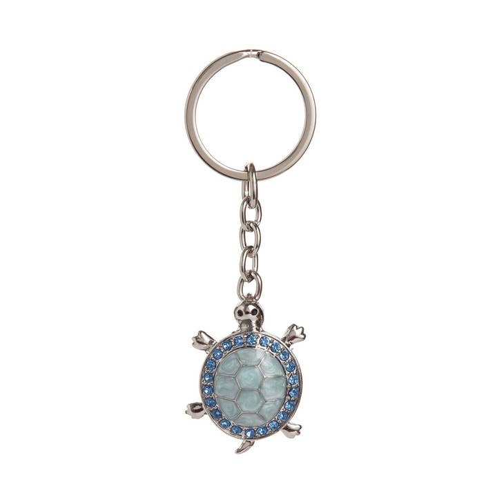 SALE Turtle Blue Keychain for wholesale by Beachcombers