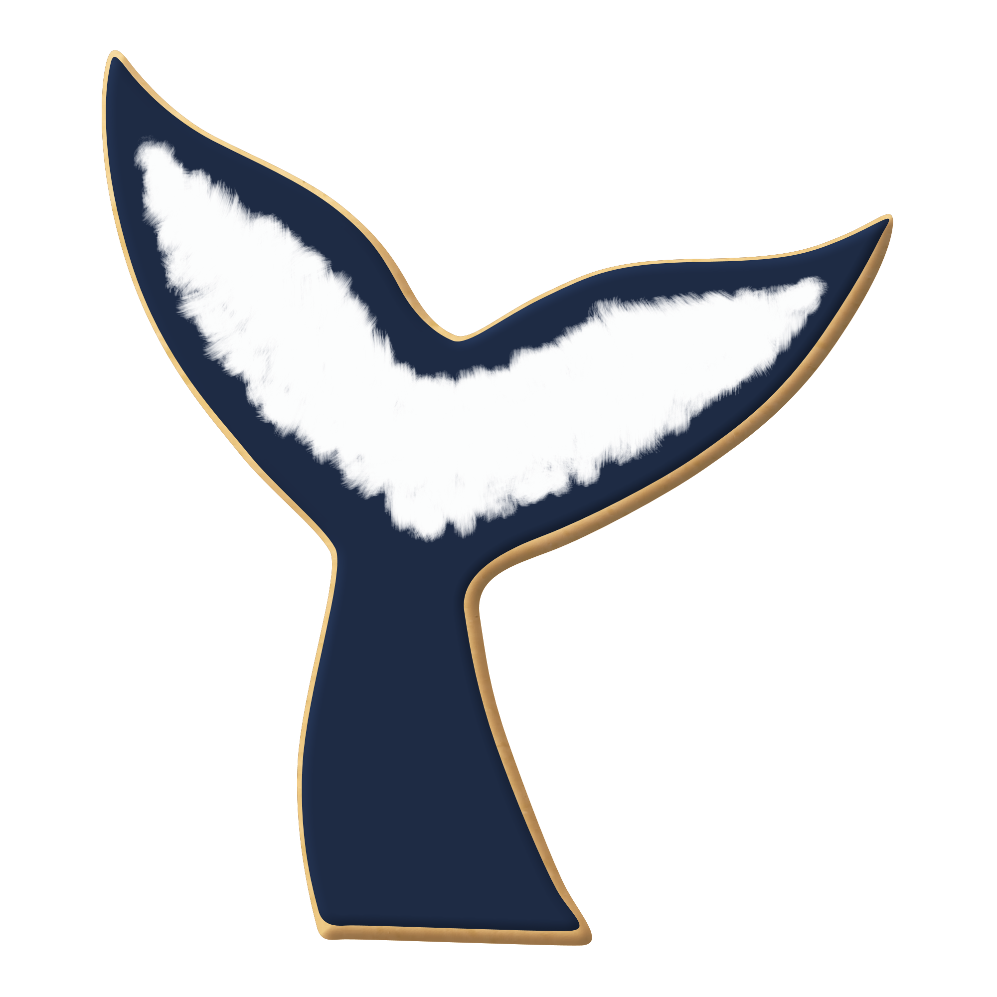 CookieCutter.com - Wholesale Cookie Cutter - Whale Mermaid Tail Cookie Cutter 3.75" B10172