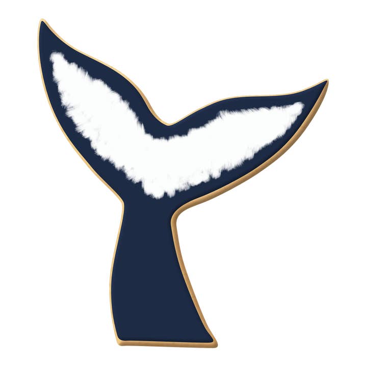 CookieCutter.com - Wholesale Cookie Cutter - Whale Mermaid Tail Cookie Cutter 3.75" B10172