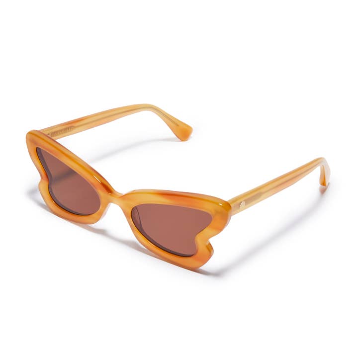 Lele Sadoughi - Wholesale Sunglasses - Women's - Blonde Tortoise Peggy Sunglasses