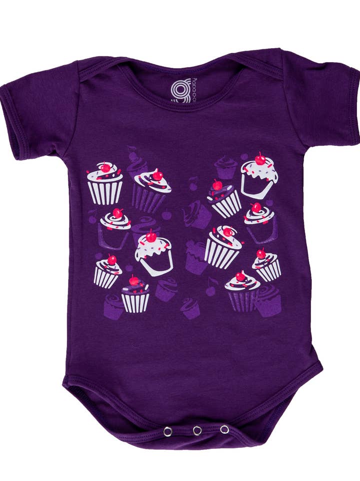 Body antidérapant Cupcakes Galore pour la vente par Grip-a-Baby