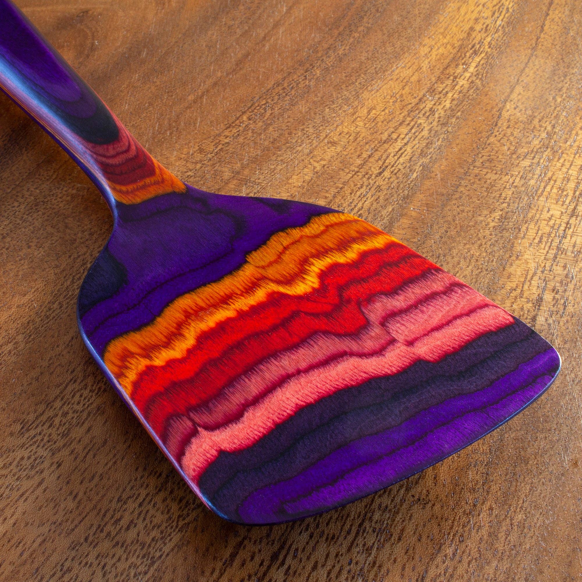 Totally Bamboo - Venta al por mayor Espátula/volteador - Espátula de Madera Colorida Baltique® Waikiki, 12.5"5