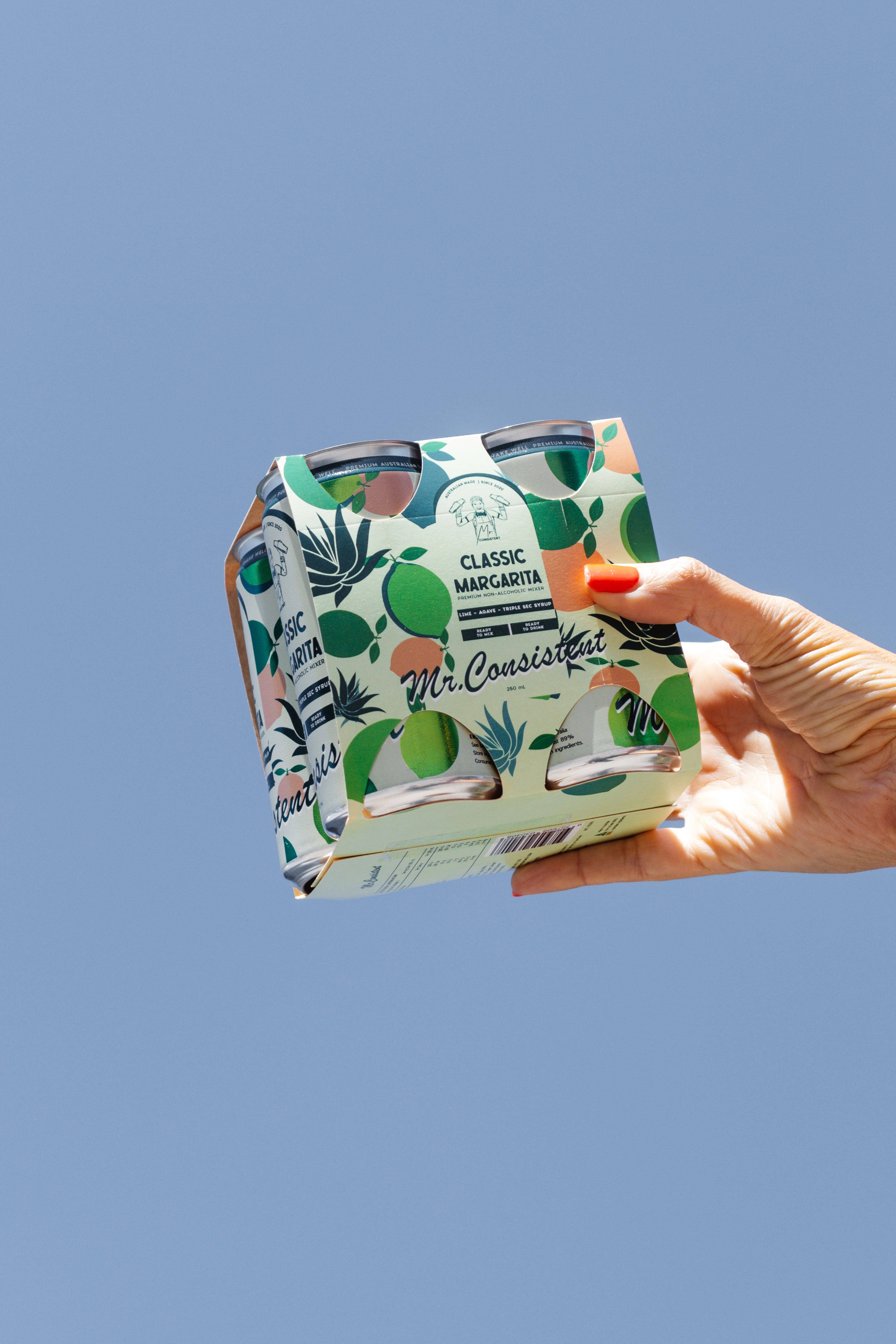 Mr. Consistent - Wholesale Cocktail mix/syrup - Margarita 250 mL Can Range2