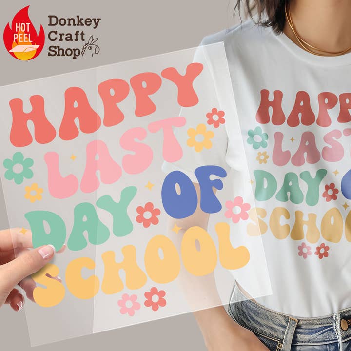 Trasferimenti DTF per insegnanti, pronti per la stampa per la vendita all'ingrosso da parte di Donkey Craft