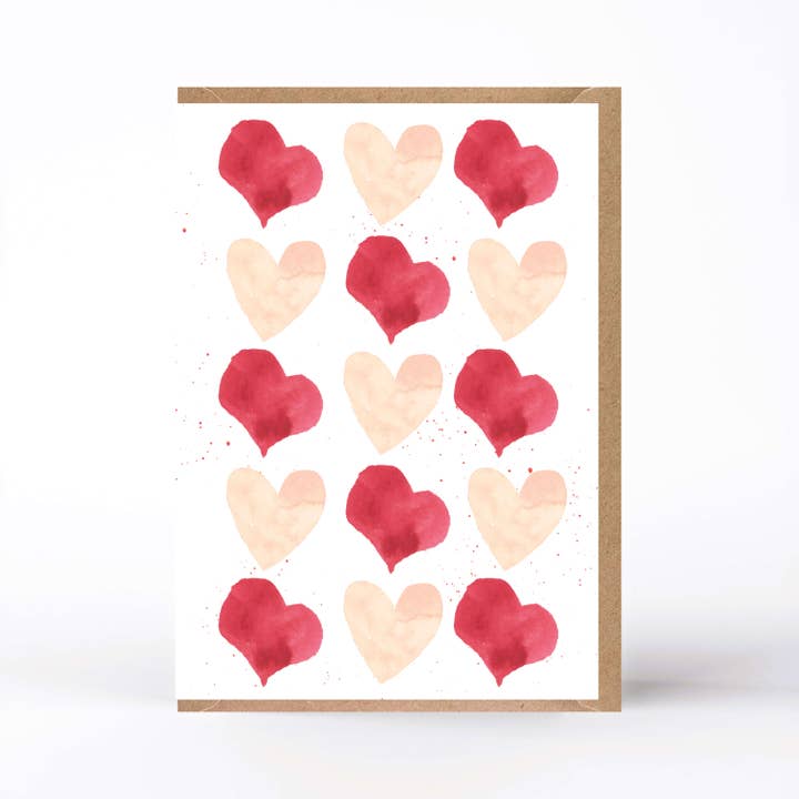 20067 Greeting Card Greetings from Love for wholesale by SIMPLY PAPER LOVE