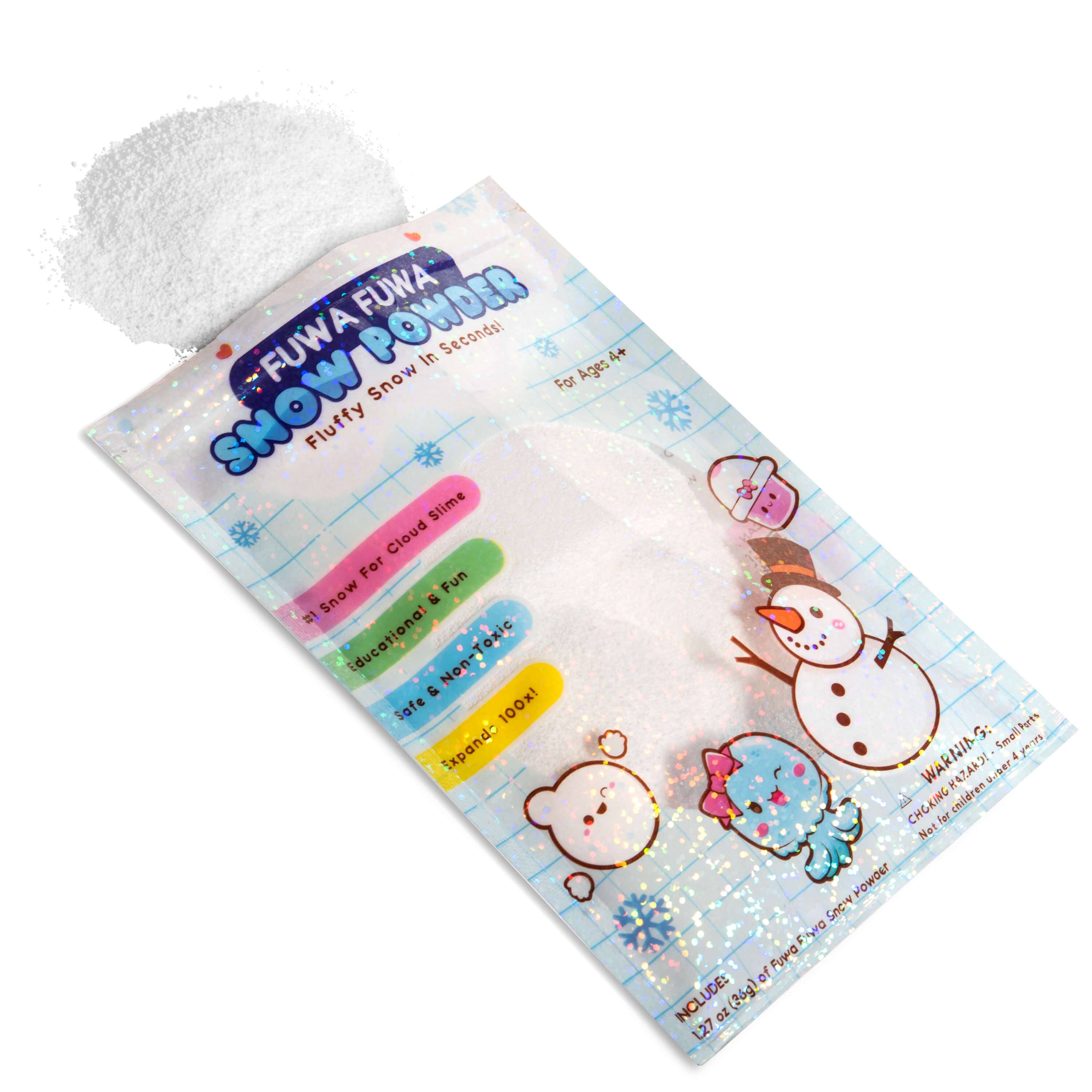 Kawaii Slime Company - Wholesale Putty/Slime - Kids - Fuwa Fuwa Instant Snow Powder (18pcs/case)1