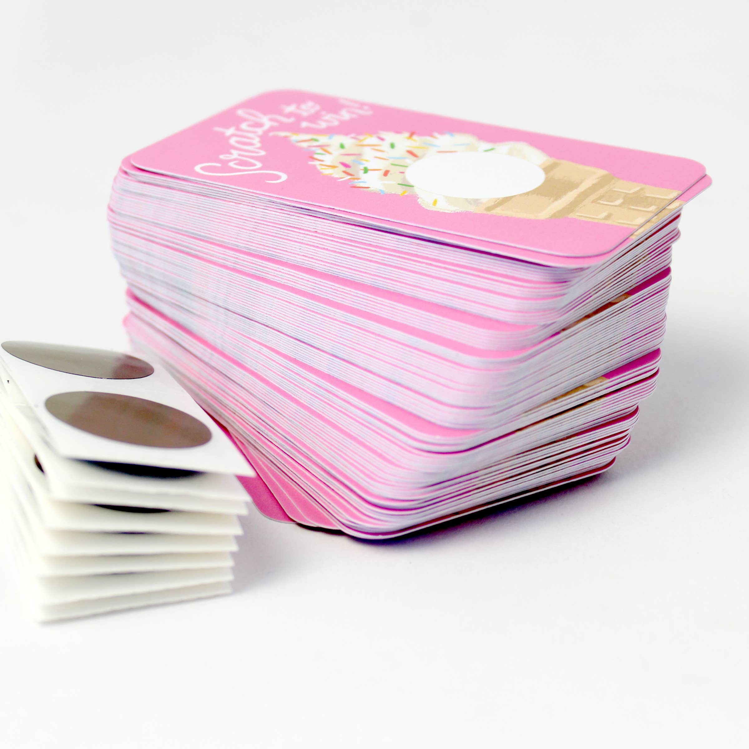 Inklings Paperie - Vente Assortiments de papeterie/cartes - 100 Cartes à gratter clients - Glace6