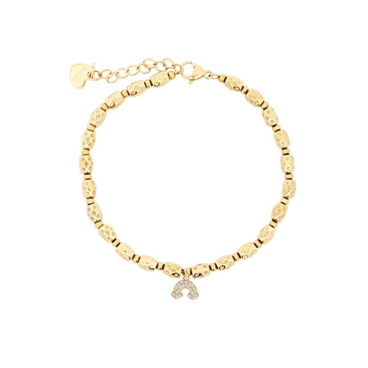AMORINO SRL - Wholesale Charm/Dangle Bracelet - PEPITA BRACELET WITH RAINBOW CHARM - JN2488A525 RAINBOW