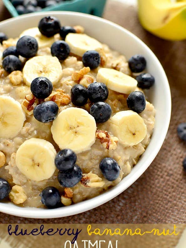 Baked GF + Vegan+ Nut Free Blueberry Banana Oat Cup for wholesale by Sweet Eats