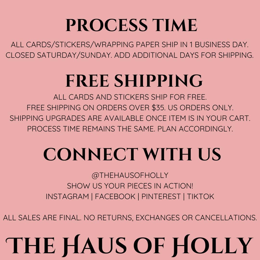 The Haus of Holly – Cartão de saudação diária por atacado – PODE SER O SEU CARTÃO DE SAUDAÇÃO2