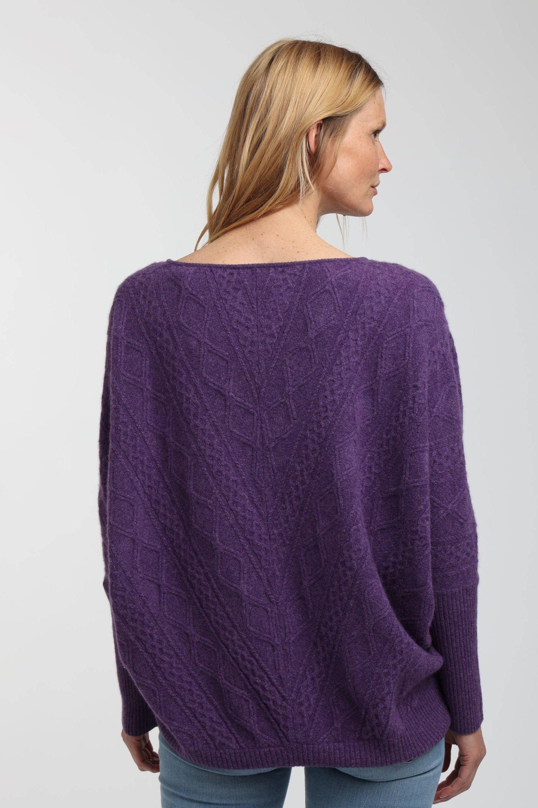 QUINN - Wholesale Knit Sweater - Women's - Cashmere Kendall Oversized Sweater3