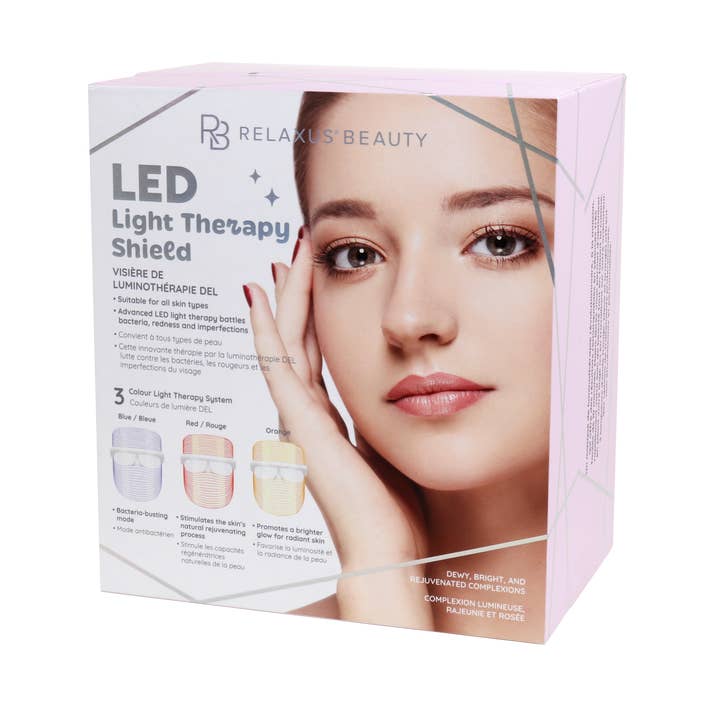 Relaxus Products - Wholesale Electronic Skincare Device - LED Light Therapy Shield