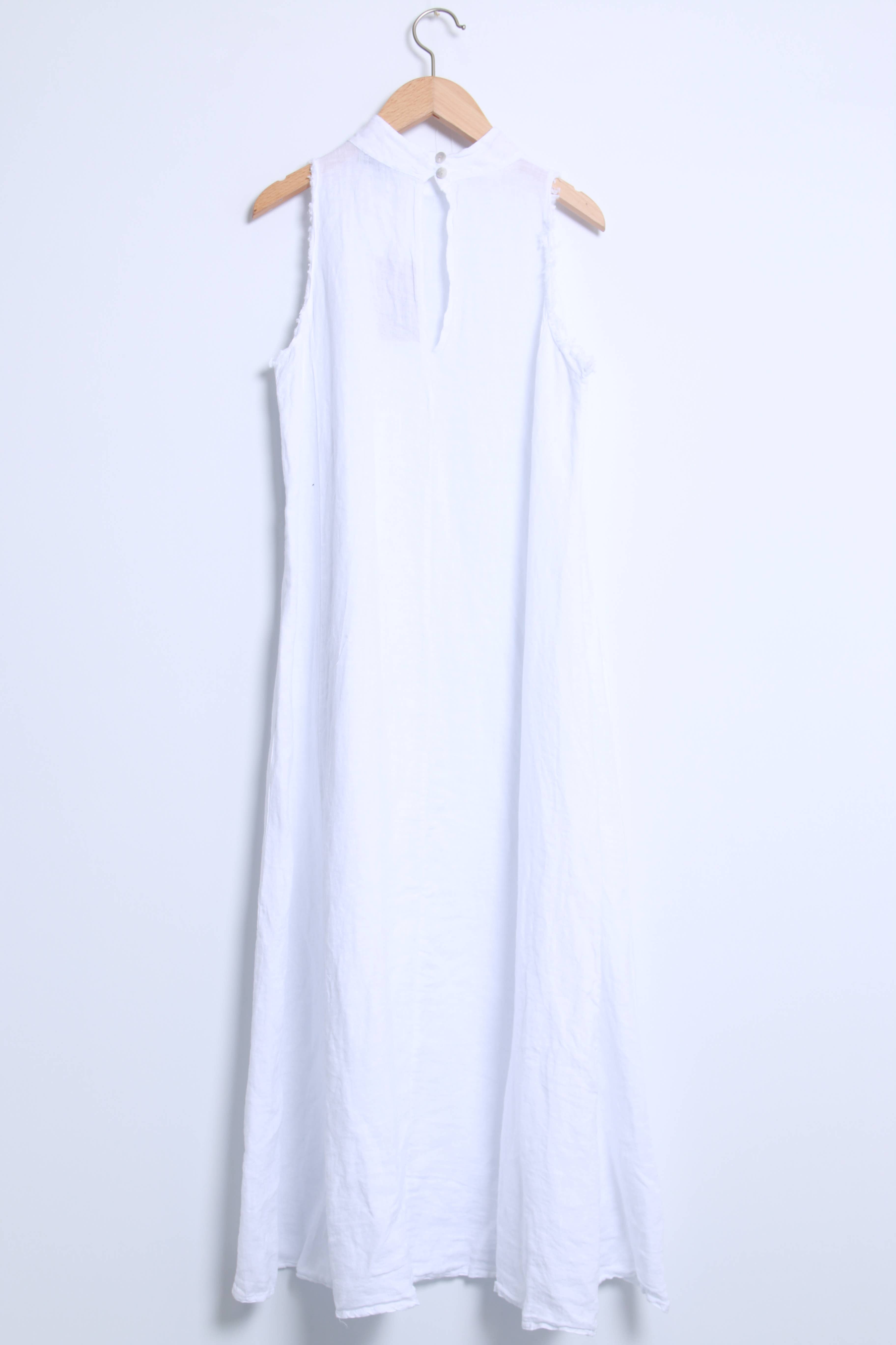 Shyloh - Vente Robe – femme - Robe longue et large en lin à col montant 1497712