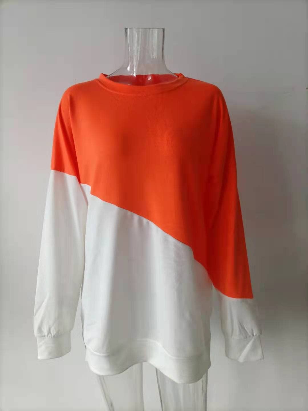 Lily Clothing - Vente Sweat à capuche – femme - SWEAT À CAPUCHE À MANCHES LONGUES ET COL ROND DE COULEUR ASSORTIE6