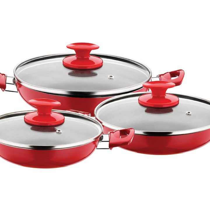 Nonstick Mini Frying Pans With Lid | 3 Pieces Eggs Casserole | Papilla's Best Cookware for wholesale by Papilla