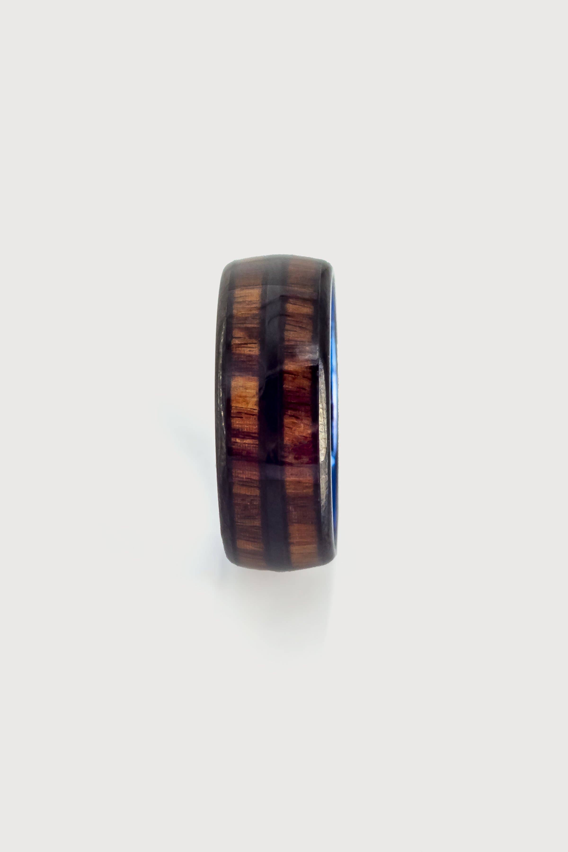 Wooden Element - Wholesale Band/Stacked Ring - Bourbon Barrel Ring3