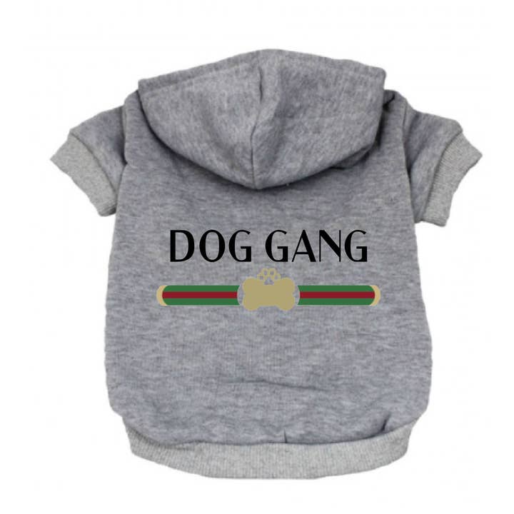 Designer Inspired Hoodie - Dog Gang for wholesale by The Honest Dog Company