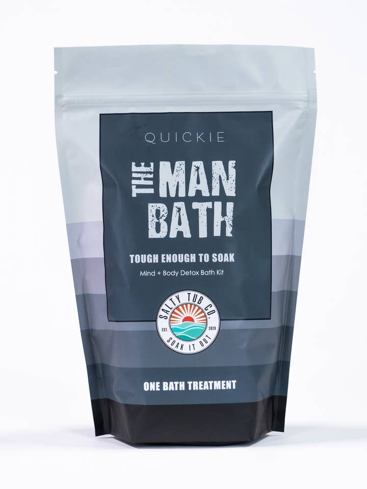 Man Bath Quickie for wholesale by Salty Tub Co.