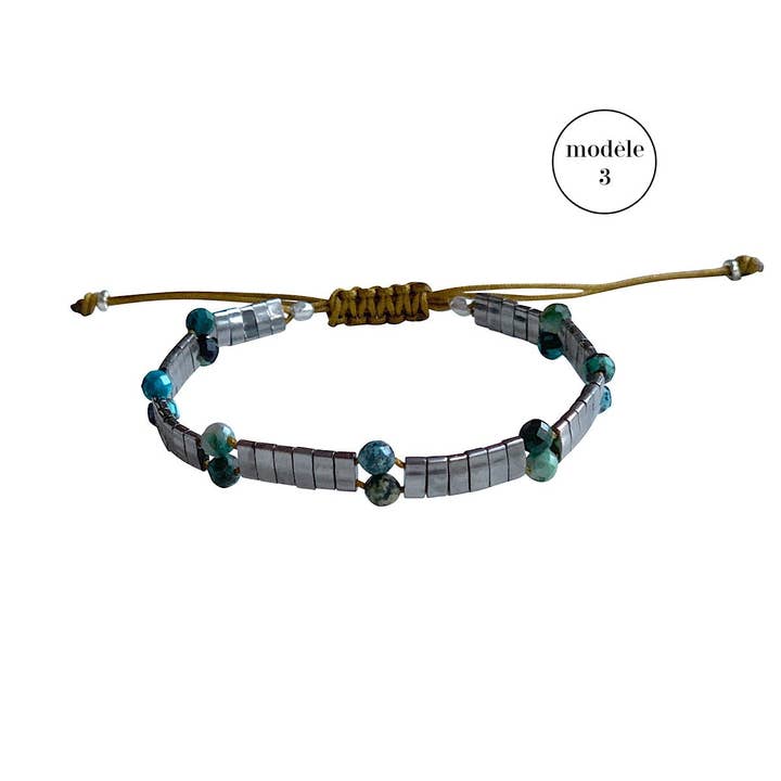 CLAIRE BERTEAU - Vendita all'ingrosso Bracciale con perline - Bracciale con perline giapponesi Anitya Almond