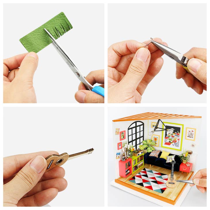 DIY Bedroom Miniature Soho Insert Showcase Doll House - China DIY