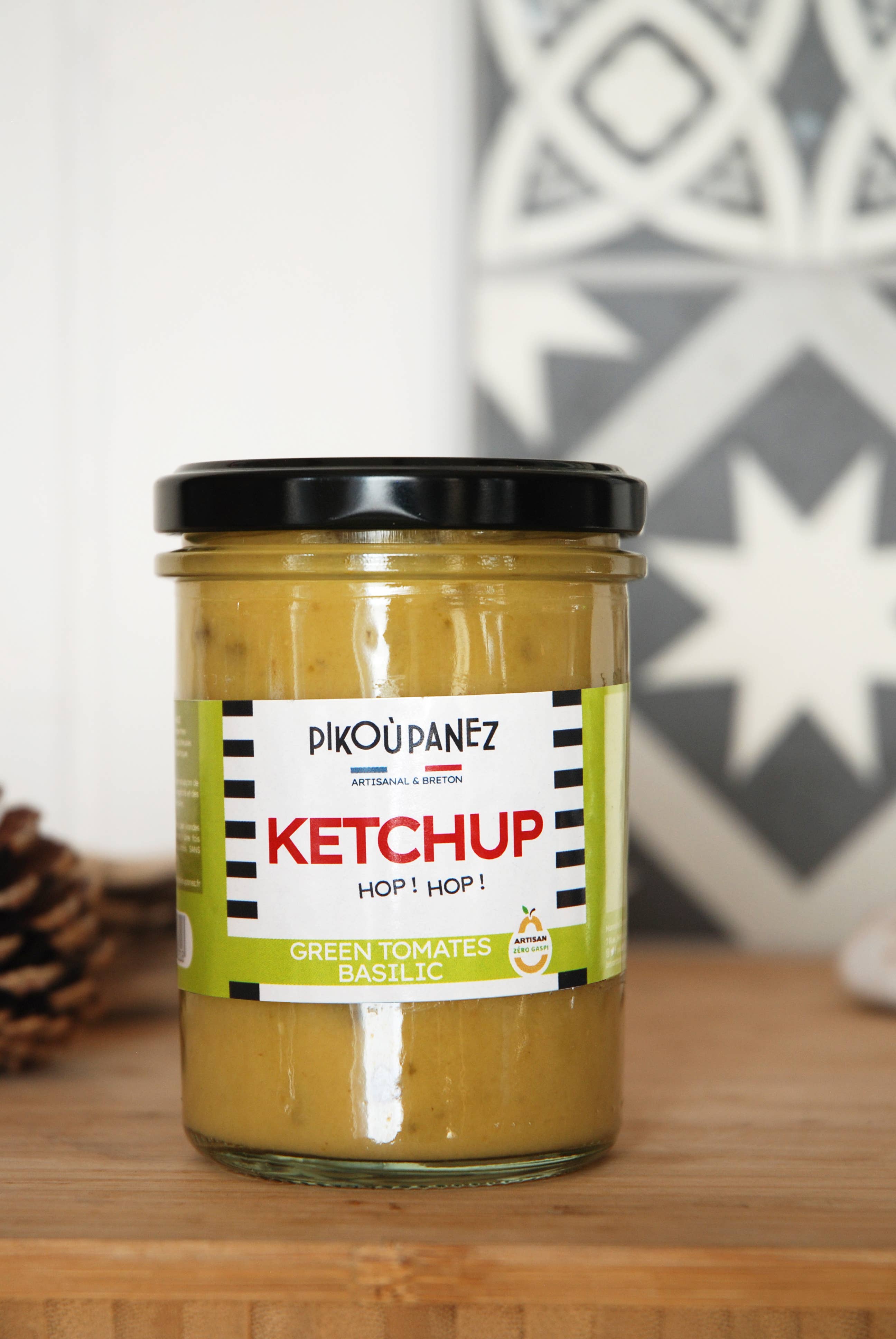 Pikoù Panez - Wholesale Ketchup - VEGGIE Ketchup - Green Tomato Basil0