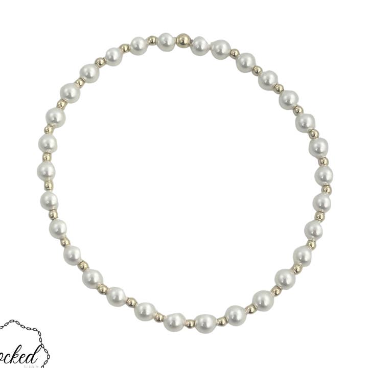 Gold Filled | Glass Pearl 33 for wholesale by Locked by Lula 'n' Lee