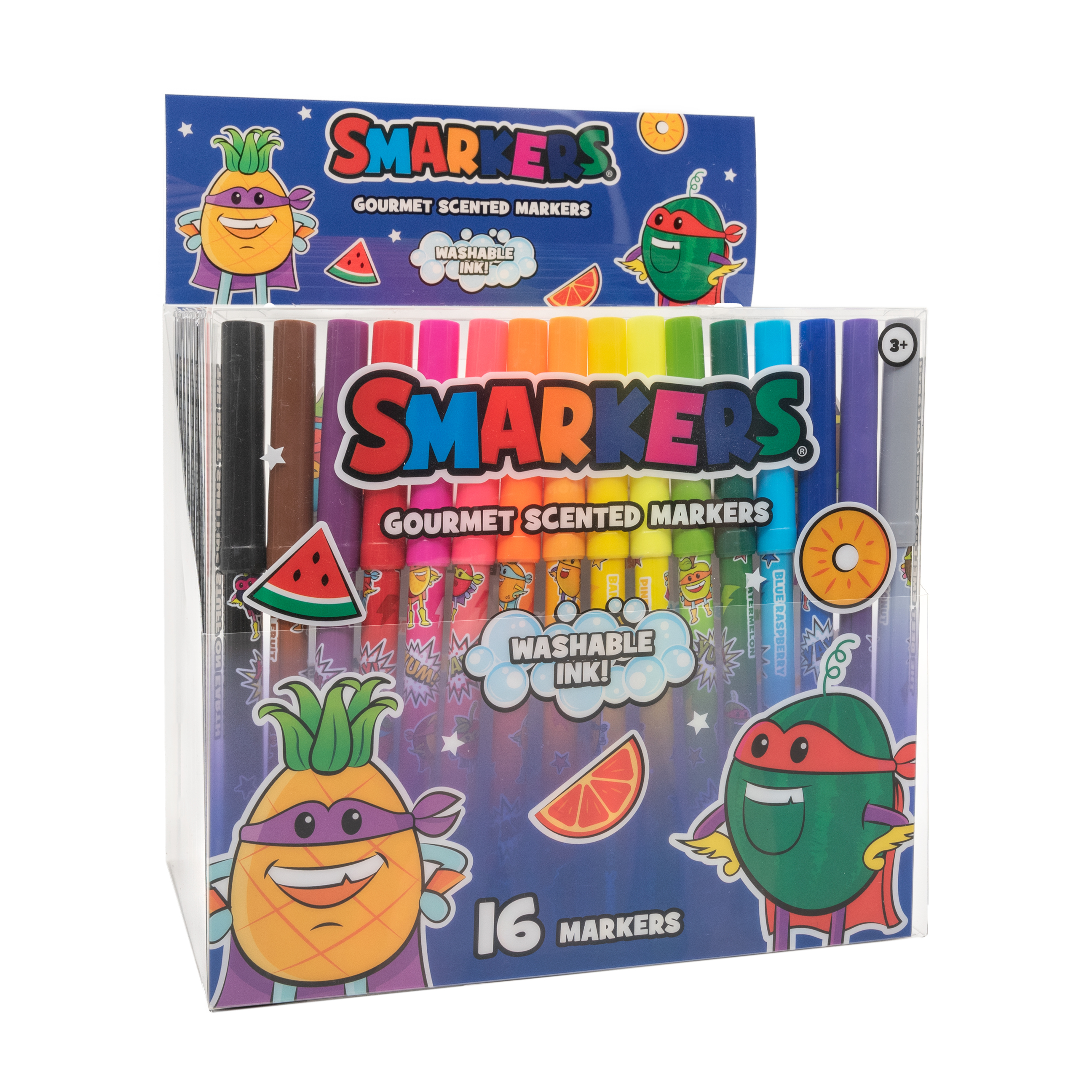Scentco, Inc - Wholesale Markers - Kids & Baby - Smarkers - Scented Markers - 16packs in Display of 104