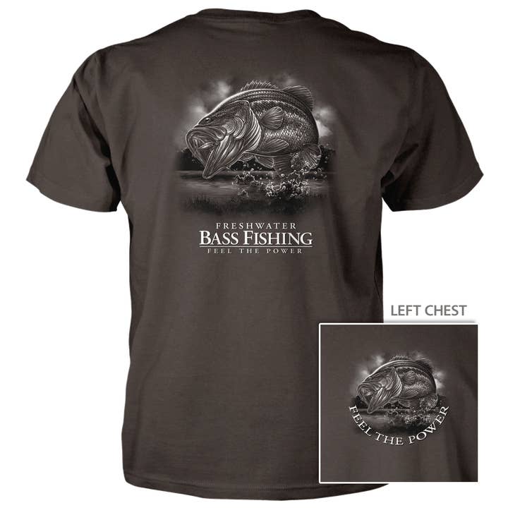 Ressentez la puissance des basses - T-shirt en coton 4,5 oz pour la vente par Old Country Outfitters