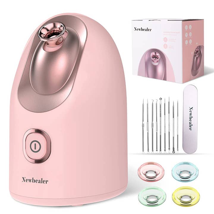 Newbealer Mini Aroma Face Steamer - Pink for wholesale by Newbealer