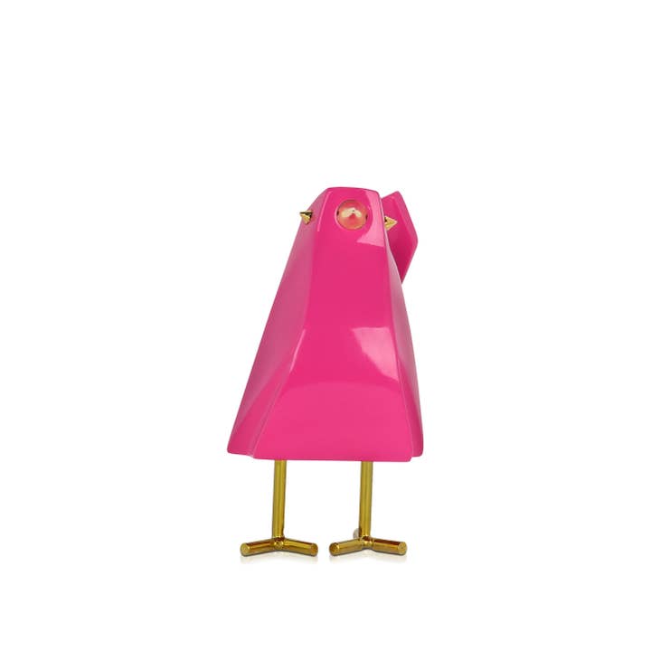 ADM Home Decoration - Wholesale Sculpture - 'Magenta Bird' resin sculpture3