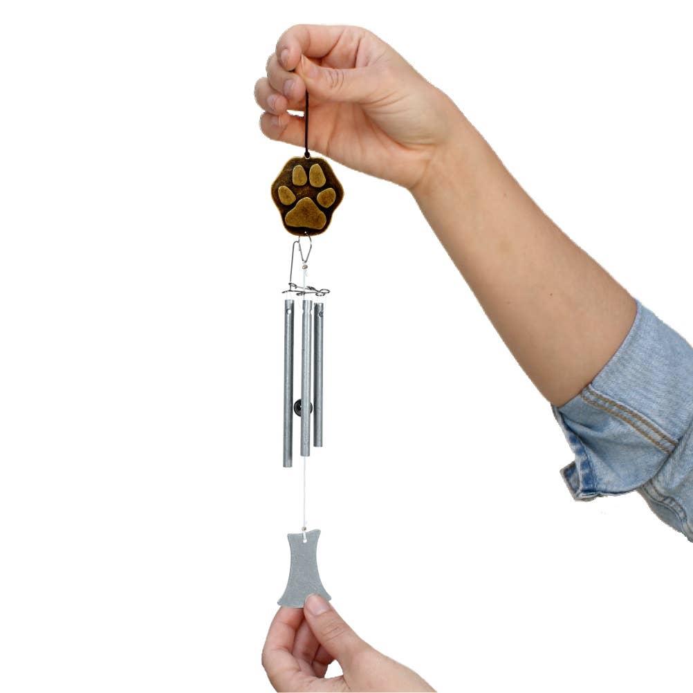 Jacob's Musical Chimes - Wholesale Wind Chime - Jacob's Musical Little Piper Chime, Paw Print1