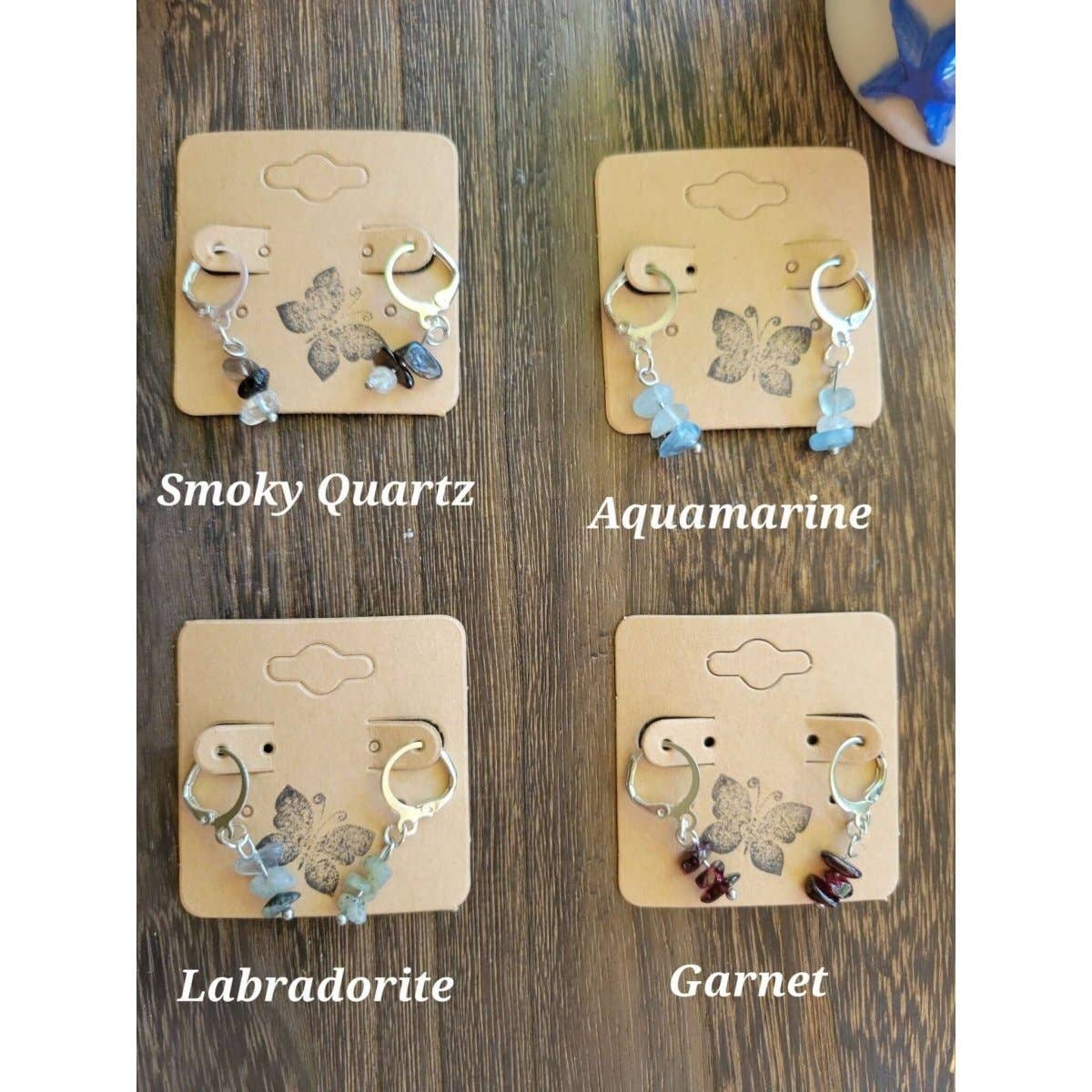 My Magic Place Shop - Wholesale Dangle Earrings - Small Crystal Earrings ,Stacked Stone Drop Earrings2