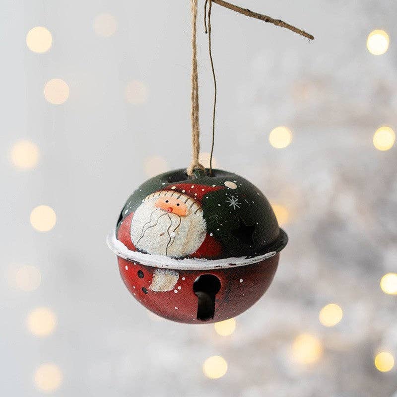 UZ Wholesale Store – Engroshandel Pynt – Retro distressed juleklokke dekorationer7