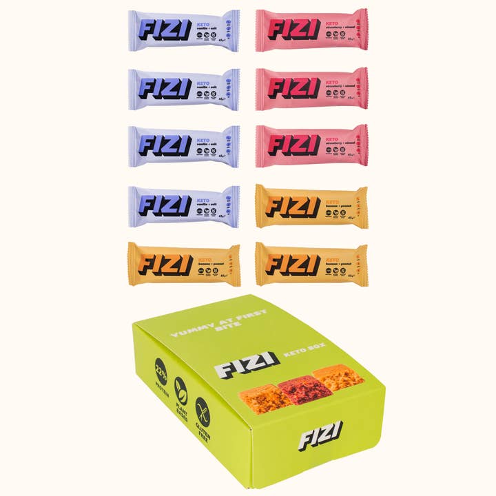KETO BOX 10x45G per la vendita all'ingrosso da parte di FIZI